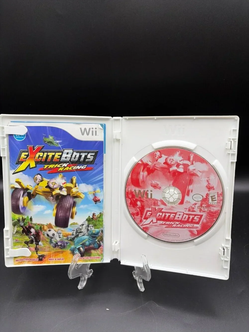 Excitebots: Trick Racing (Nintendo Wii, 2009) CIB Complete Tested Game w/ Manual